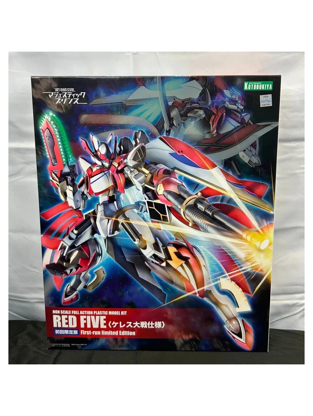 Kotobukiya Galaxy Machine Attack Force Majestic Prince Ahsmb-005 Red Five
